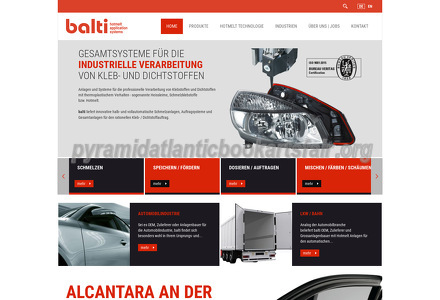 Balti AG Webseite