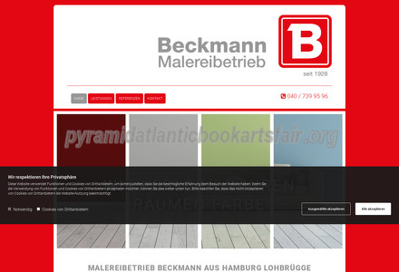Malereibetrieb Beckmann Webseite