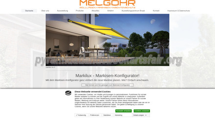 MelGohr-Sonnenschutz Webseite
