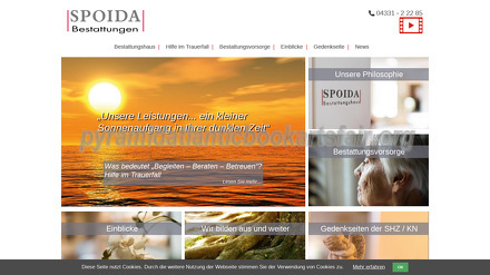 Spoida Bestattungen GmbH & Co. KG Webseite